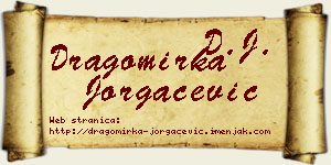 Dragomirka Jorgačević vizit kartica